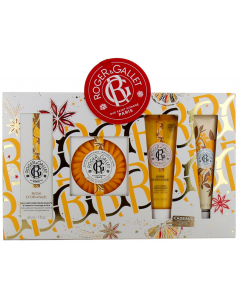 Roger & Gallet Xmas Set Bois D'Orange: Fragrant Water 30ml, Αρωματικό Σαπούνι 100gr, Λοσιόν Σώματος 50ml & Κρέμα Χεριών 30ml