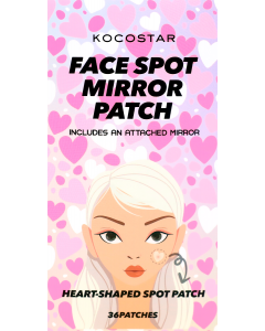 Kocostar Face Spot Mirror Patch Invisible Blemish Patches for Pimples & Imperfections 36items + 1 Mirror