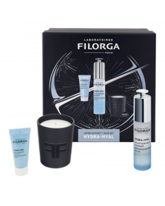 Filorga Hydra-Hyal XMAS Promo Για Ενυδάτωση Και Αναπλήρωση: Hydrating Plumping Serum Ορός Προσώπου 30ml & Hydrating Plumping Cream Κρέμα Προσώπου 15ml & Κερί Με Εντυπωσιακό Άρωμα
