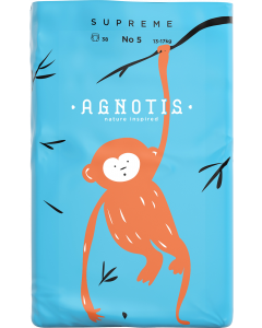 Agnotis Supreme Nature Inspired Βρεφικές Πάνες No5 (13-17kg) 38τμχ