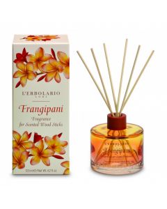 L' erbolario Frangipani Fragrance for Scented Wood Sticks 125ml Αρωματικό Χώρου με Ξύλινα Στικ 