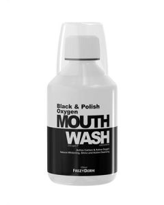 Frezyderm Black & Polish Oxygen Mouthwash with Active Carbon & Active Oxygen 250ml
