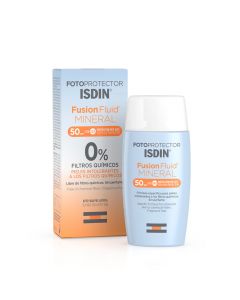 Isdin Fotoprotector Fusion Fluid Mineral 50ml SPF50+ Αντηλιακό Προσώπου με Φυσικά Φίλτρα 