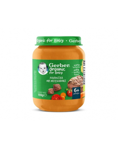 Gerber Organic For Baby 190gr Λαχανικά με Μοσχαράκι 6m+