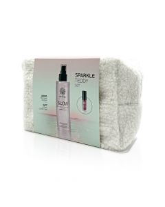 Garden Promo Sparkle Teddy Set 2 Glow Angel Light Shimmer Body Mist 200ml & Liquid Matte Lipstick Dark Cherry 06, 2ml