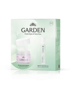 Garden Promo No.8 Fresh Eyes Anti-Wrinkle Cream with Hyaluronic Acid 50ml + Roll On Eye Gel with Cucumber Extract 20ml
