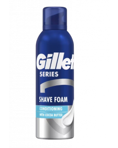 Gillette Series Αφρός Ξυρίσματος Με Βούτυρο Κακάο 200ml 