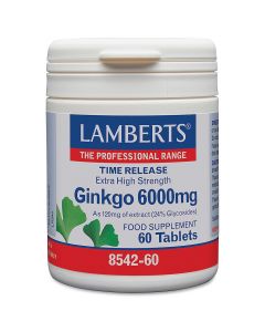 Lamberts Ginkgo Biloba 6000mg 60 Tabs
