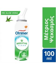 GSK Otrimer Breathe Clean με Aloe Vera 100ml Ρινικό Αποσυμφορητικό - Μέτριος Ψεκασμός για Ενήλικες & Παιδιά άνω των 6 Ετών