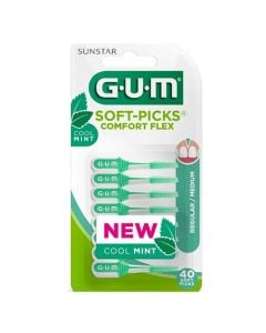 Gum Soft Picks Comfort Flex Mint 670