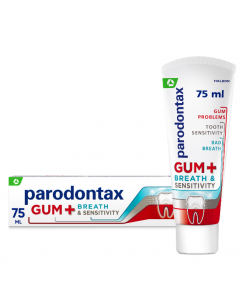 Parodontax Gum+ Breath & Sensitivity 75ml Οδοντόκρεμα για Ευαίσθητα Δόντια