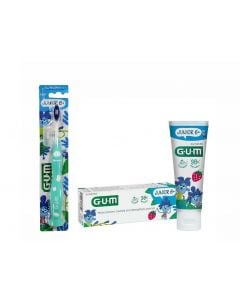 Gum Promo Οδοντόβουρτσα Junior 6+ & Οδοντόκρεμα Junior 6+ Φράουλα 50ml