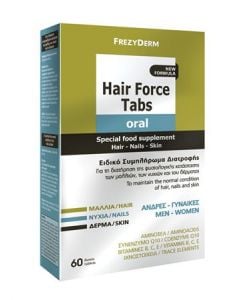 Frezyderm Hair Force Tabs για Μαλλιά, Δέρμα & Νύχια 60 Tabs
