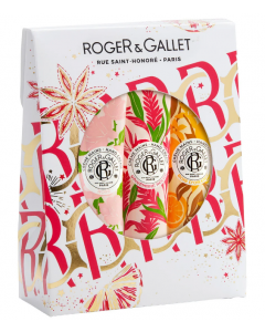 Roger & Gallet Xmas Hand Cream Set Σετ Κρέμες Χεριών: Rose 30ml, Gingembre Rouge 30ml & Bois D'Orange 30ml
