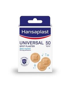 Hansaplast Universal Round Στρογγυλά Επιθέματα Ανθεκτικά στο Νερό 50 Τεμάχια