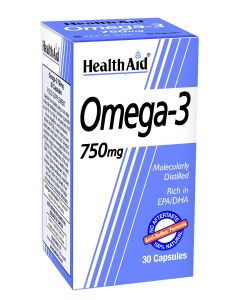 Health Aid Omega 3 750mg 30 Caps Ιχθυέλαια 