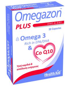 Health Aid Omegazon Plus 30 Caps Συνδυασμός από Ιχθυέλαια 