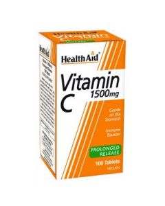Health Aid Vitamin C 1500mg Prolonged Release 100 Tabs Βραδείας Αποδέσμευσης