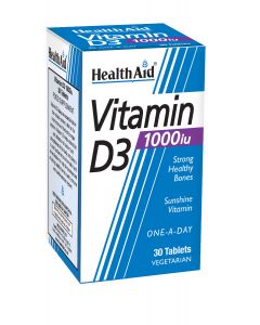 Health Aid Vitamin D3 1000iu 30 Tabs
