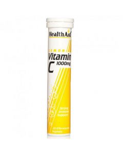 Health Aid Vitamin C 1gr Lemon 20 Tabs