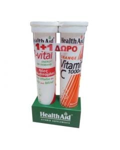 Health Aid B - Vital Energy + FREE Vitamin C 1000mg