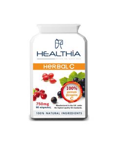Healthia Herbal C 750mg 60 Caps