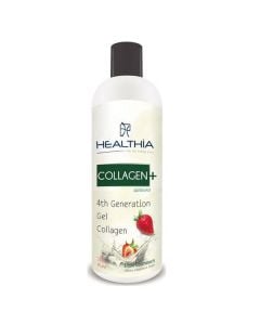 Healthia Collagen+ 100% Pure 500ml Κολλαγόνο με Γεύση Φράουλα