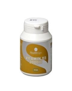 Health Sign Vitamin D3 2000IU 120 Tabs