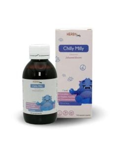 Herby Family Chilly Milly  Kids Dietary Supplement 150ml Παιδικό Συμπλήρωμα Διατροφής για Ηρεμία & Χαλάρωση σε Μορφή Σιροπιού