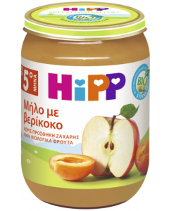 Hipp Φρουτόκρεμα Βιολογικής Καλλιέργειας με Μήλο & Βερίκοκο 190g