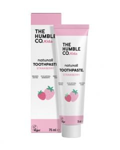 The Humble Co. Kids Natural Toothpaste Strawberry 75ml Παιδική Οδοντόκρεμα Φράουλα