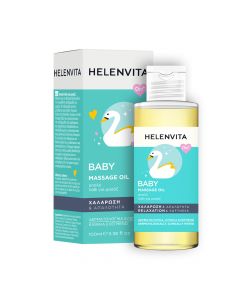 Helenvita Baby Massage Oil 0+m 100ml Απαλό Λάδι Μασάζ για Μωρά