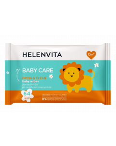 Helenvita Baby Wipes Μωρομάντηλα με Χαμομήλι 64 Τεμάχια