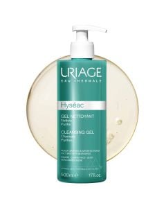 Uriage Hyseac Cleansing Gel 500ml Τζελ για Βαθύ Καθαρισμό