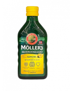 Nature's Plus Moller's Lemon 250ml Μουρουνέλαιο 