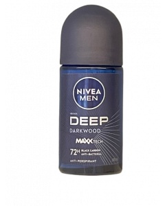 Nivea Men Deep Darkwood Maxx Tech 72h Αποσμητικό Roll-On 50ml
