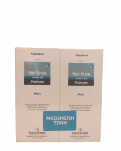 Frezyderm Promo Hair Force Shampoo Men 2x200ml Ανδρικό Σαμπουάν Για Την Αντιμετώπιση Της Τριχόπτωσης