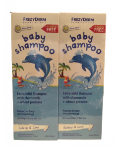 Frezyderm Promo Baby Shampoo Chamomile  2x300ml Σαμπουάν Για Μωρά