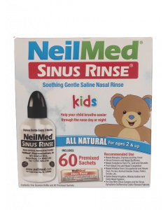 NeilMed Sinus Rinse Σύστημα Ρινικών Πλύσεων Για Παιδιά Συσκευή & 60φακελάκια