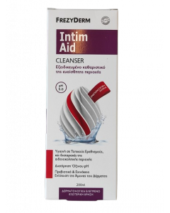 Frezyderm Intim Aid Cleanser pH5.0 200ml Εξειδικευμένο Καθαριστικό Ευαίσθητης Περιοχής