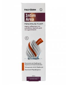 Frezyderm Intim Area Menopause Foam pH7.0 200ml Αφρός Καθαρισμού της Ευαίσθητης Περιοχής για Μετά την Εμμηνόπαυση