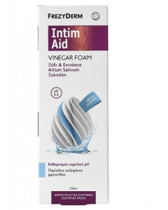 Frezyderm Intim Aid Vinegar Foam pH3.5 100ml Αφρός Καθαρισμού Ευαίσθητης Περιοχής με Ξύδι