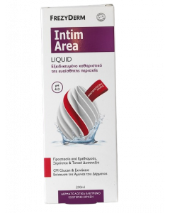 Frezyderm Intim Area Liquid pH4.0 200ml Εξειδικευμένο Καθαριστικό Ευαίσθητης Περιοχής 