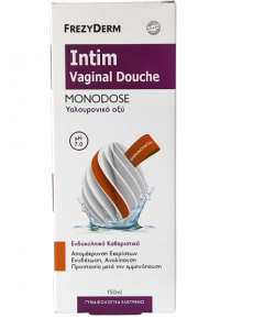 Frezyderm Intim Vaginal Douche Monodose pH7.0 150ml Ενδοκολπικό Καθαριστικό Υαλουρονικό Οξύ