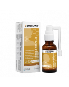 Immuvit Herbs & Propolis Spray για την Καλύτερη Λειτουργία του Αναπνευστικού 30ml