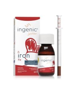 Ingenic Junior Iron Oral Solution 50ml Παιδικό Συμπλήρωμα Διατροφής Σιδήρου