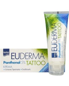 InterMed Euderma Panthenol 5% Tattoo Cream 75ml Πλούσια Ενυδατική και Αναπλαστική Κρέμα 
