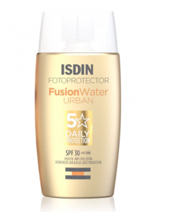 Isdin Fusion Water Urban Spf30 50ml Ανάλαφρης Υφής Αντηλιακό Προσώπου