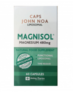 John Noa Caps Magnisol Magnesium 480mg Λιποσωμιακή Φόρμουλα Μαγνησίου 60 caps