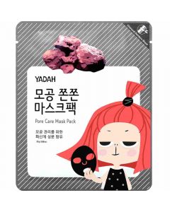 Yadah Pore Care Mask Pack 25g – Eco-Friendly Bamboo Sheet Mask with Volcanic Ash & Algae for Deep Pore Cleansing